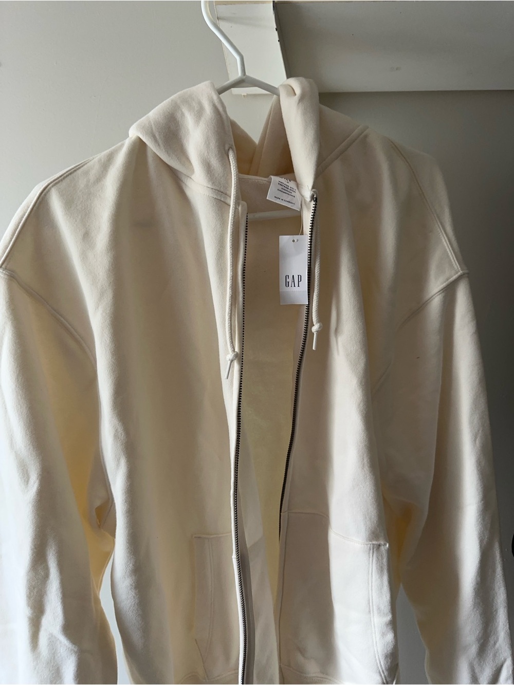 Men’s  vintage soft hooded zip sweatshirt (GAP)